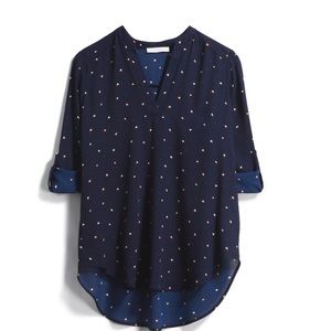 Stitch Fix Lush Warren split neck blouse